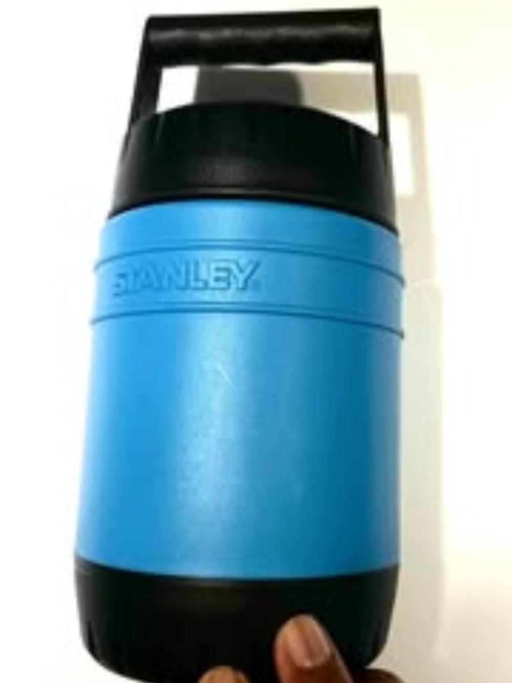 Stanley Thermos Wide Mouth 10 oz with Spoon and Storage Blue Travel Mug Hiking